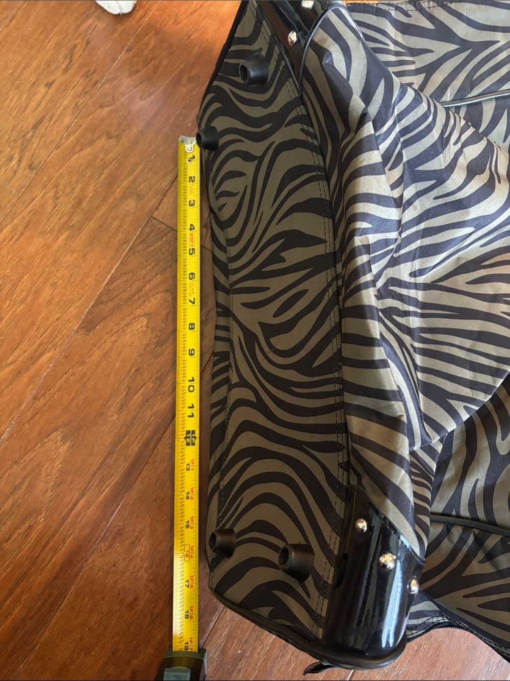 Van Kathy Leeland Zebra Print Weekender Bag - Black & Gray